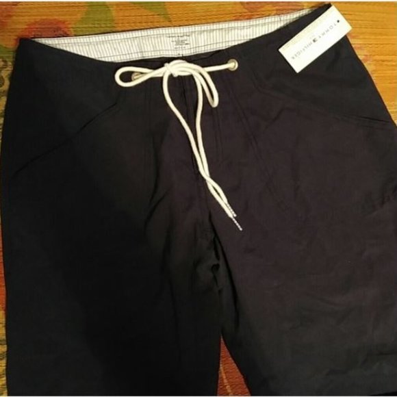 NWT Hilfiger Navy Capri drawstring pant Swim S - Picture 5 of 8